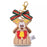JDS -  2025 Disney Christmas Mickey & Friends x Pluto "Gingerbread Man Shaped" Plush Keychain (Release Date: Nov 4, 2025)