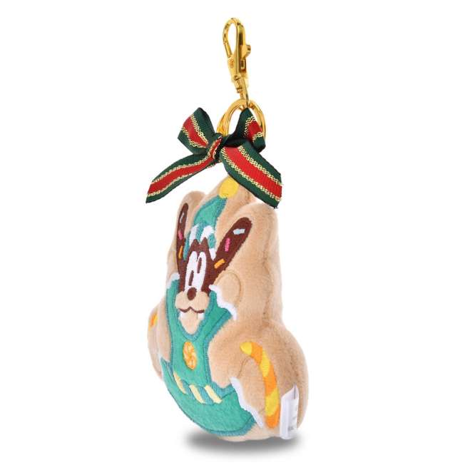 JDS -  2025 Disney Christmas Mickey & Friends x Goofy "Gingerbread Man Shaped" Plush Keychain (Release Date: Nov 4, 2025)