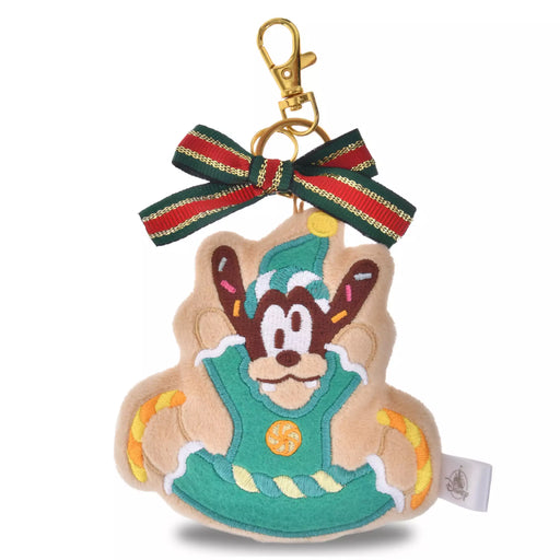 JDS -  2025 Disney Christmas Mickey & Friends x Goofy "Gingerbread Man Shaped" Plush Keychain (Release Date: Nov 4, 2025)