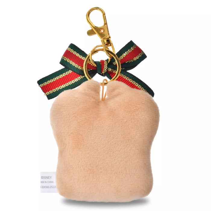 JDS -  2025 Disney Christmas Mickey & Friends x Stitch "Gingerbread Man Shaped" Plush Keychain (Release Date: Nov 4, 2025)