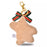 JDS -  2025 Disney Christmas Mickey & Friends x Big Hero 6 Baymax "Gingerbread Man Shaped" Plush Keychain (Release Date: Nov 4, 2025)