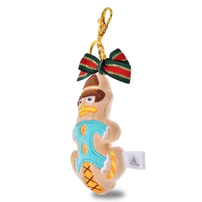 JDS -  2025 Disney Christmas Mickey & Friends x Agent P "Gingerbread Man Shaped" Plush Keychain (Release Date: Nov 4, 2025)