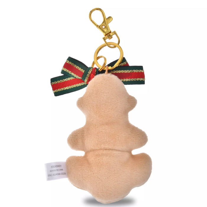 JDS -  2025 Disney Christmas Mickey & Friends x Agent P "Gingerbread Man Shaped" Plush Keychain (Release Date: Nov 4, 2025)