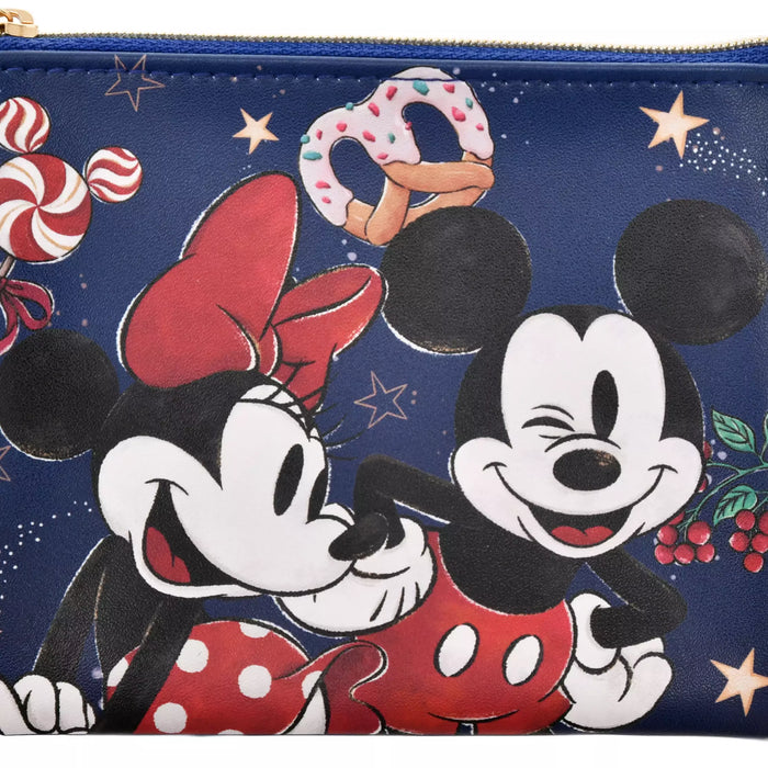 JDS - Holiday Gift x Mickey & Minnie Mouse Flat Pouch (S)