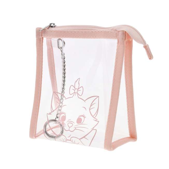 JDS - Marie The Aristocats "Line Art" Clear Pouch with Carabiner
