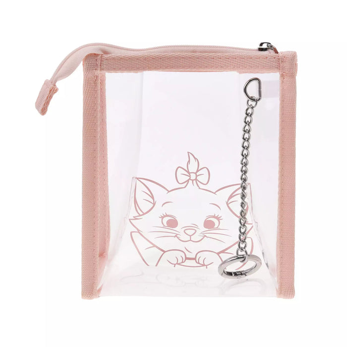 JDS - Marie The Aristocats "Line Art" Clear Pouch with Carabiner