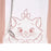 JDS - Marie The Aristocats "Line Art" Clear Pouch with Carabiner