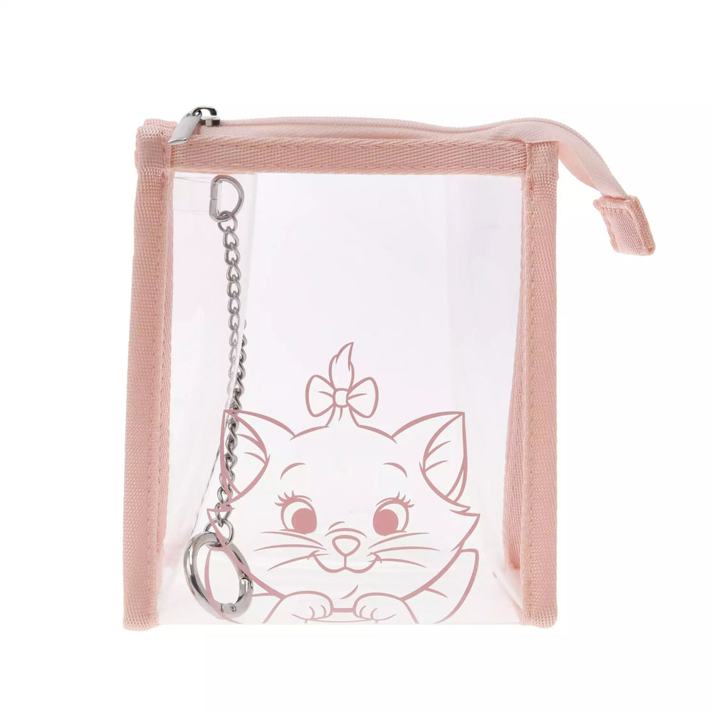 JDS - Marie The Aristocats "Line Art" Clear Pouch with Carabiner