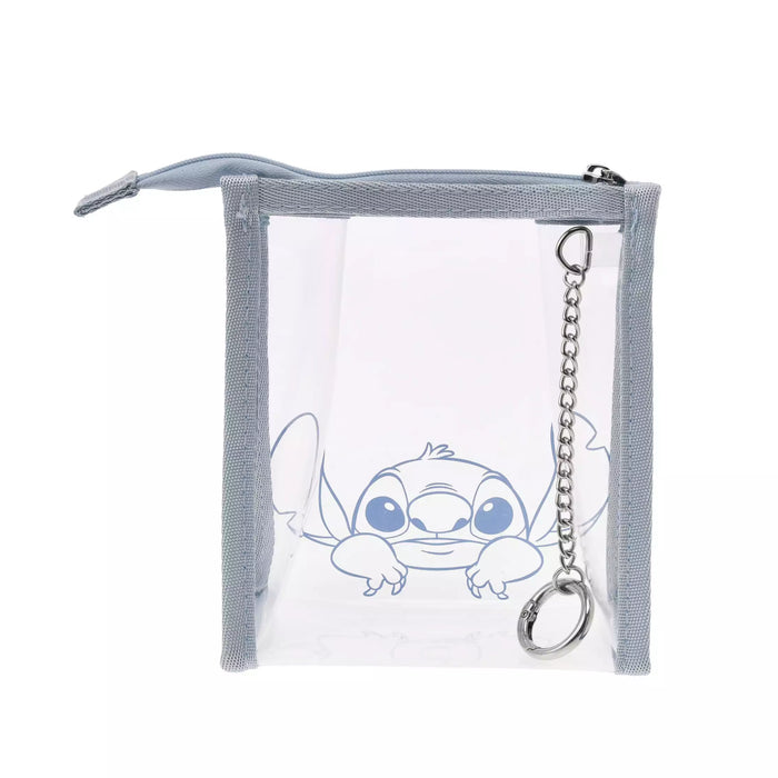 JDS - Stitch "Line Art" Clear Pouch with Carabiner
