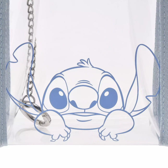 JDS - Stitch "Line Art" Clear Pouch with Carabiner