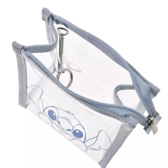 JDS - Stitch "Line Art" Clear Pouch with Carabiner