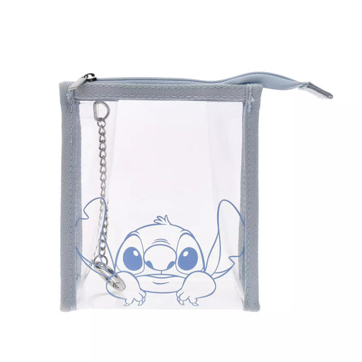 JDS - Stitch "Line Art" Clear Pouch with Carabiner