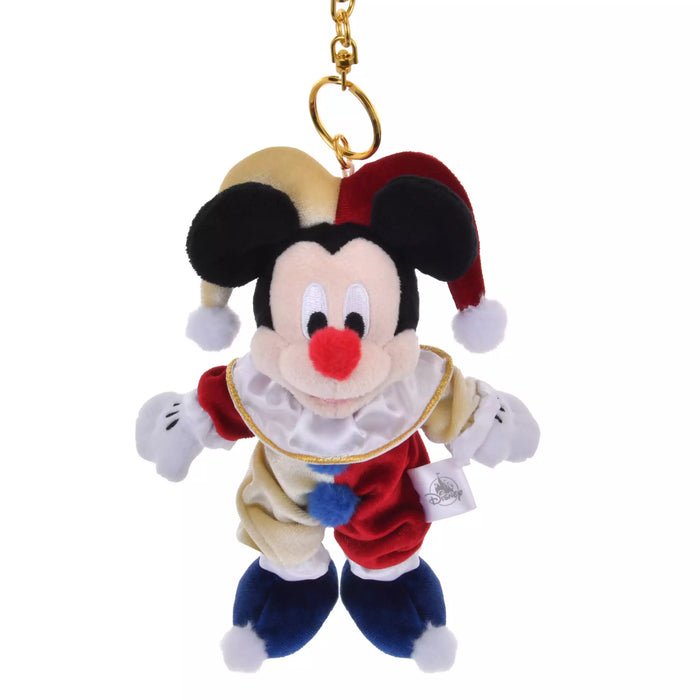 JDS - PIERROT COSTUME x Mickey Mouse Plush Keychain (Release Date: Nov 4, 2025)