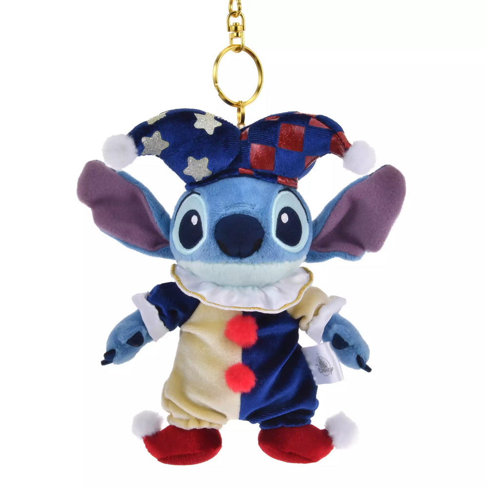 JDS - PIERROT COSTUME x Stitch Plush Keychain (Release Date: Nov 4, 2025)