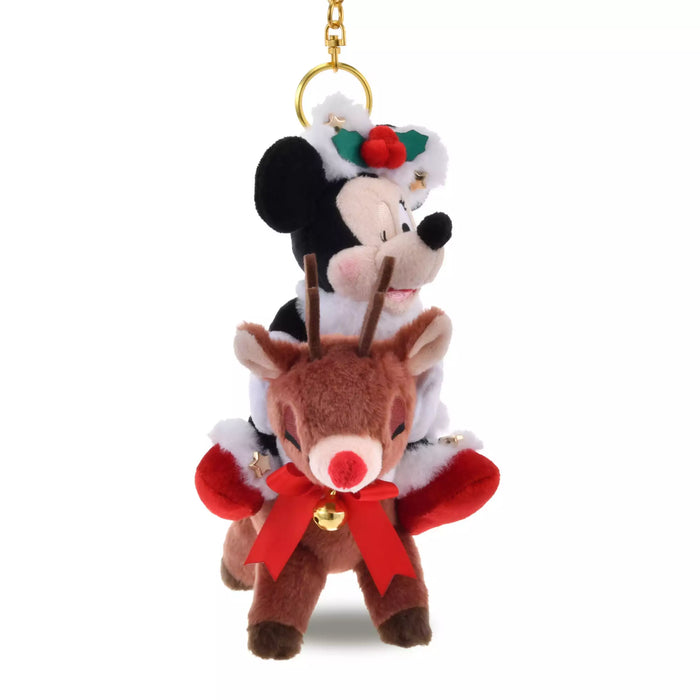 JDS -  2025 Disney Christmas Mickey & Friends x Minnie Mouse Plush Keychain (Release Date: Nov 4, 2025)