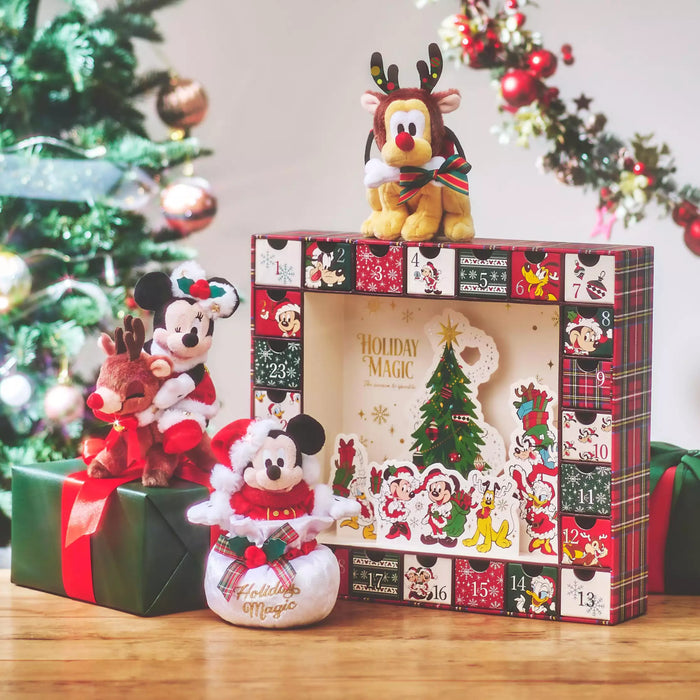 JDS -  2025 Disney Christmas Mickey & Friends x Minnie Mouse Plush Keychain (Release Date: Nov 4, 2025)