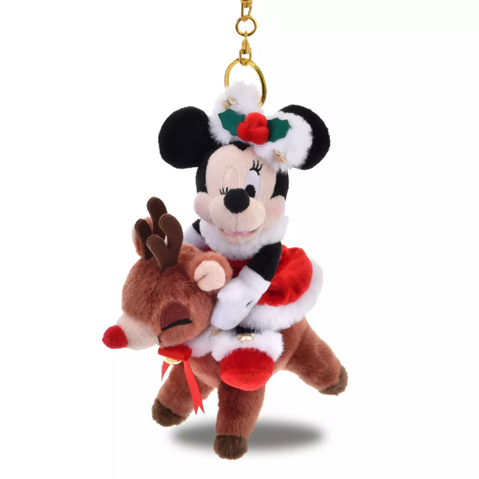 JDS -  2025 Disney Christmas Mickey & Friends x Minnie Mouse Plush Keychain (Release Date: Nov 4, 2025)