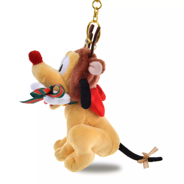 JDS -  2025 Disney Christmas Mickey & Friends x Pluto Plush Keychain (Release Date: Nov 4, 2025)