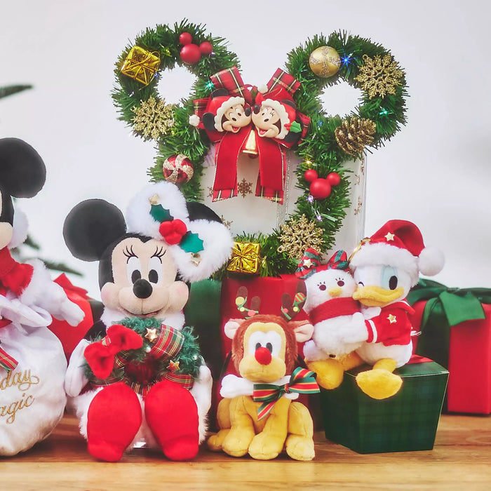 JDS -  2025 Disney Christmas Mickey & Friends x Pluto Plush Keychain (Release Date: Nov 4, 2025)