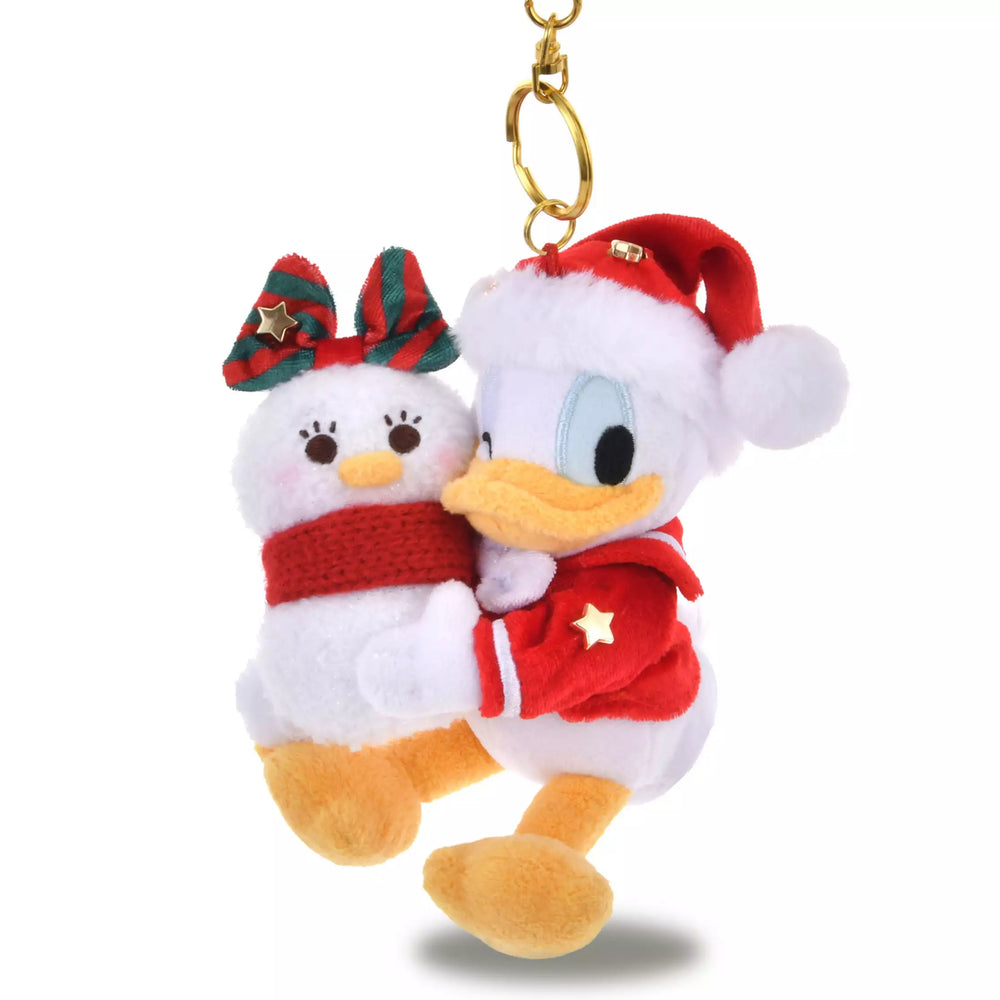JDS -  2025 Disney Christmas Mickey & Friends x Donald Duck with Daisy Duck Snowman Plush Keychain (Release Date: Nov 4, 2025)