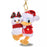 JDS -  2025 Disney Christmas Mickey & Friends x Donald Duck with Daisy Duck Snowman Plush Keychain (Release Date: Nov 4, 2025)