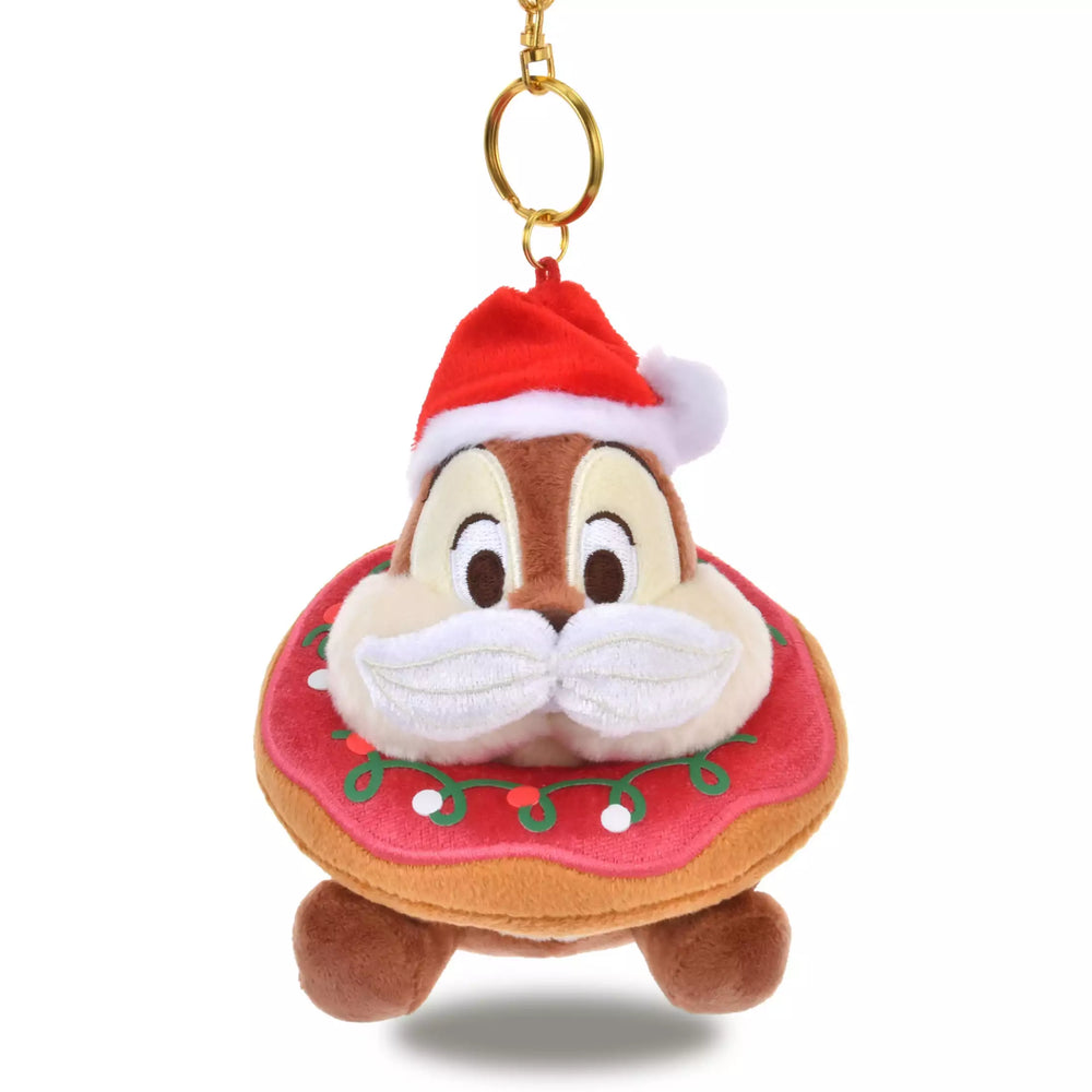 JDS -  2025 Disney Christmas Mickey & Friends x Chip Plush Keychain (Release Date: Nov 4, 2025)