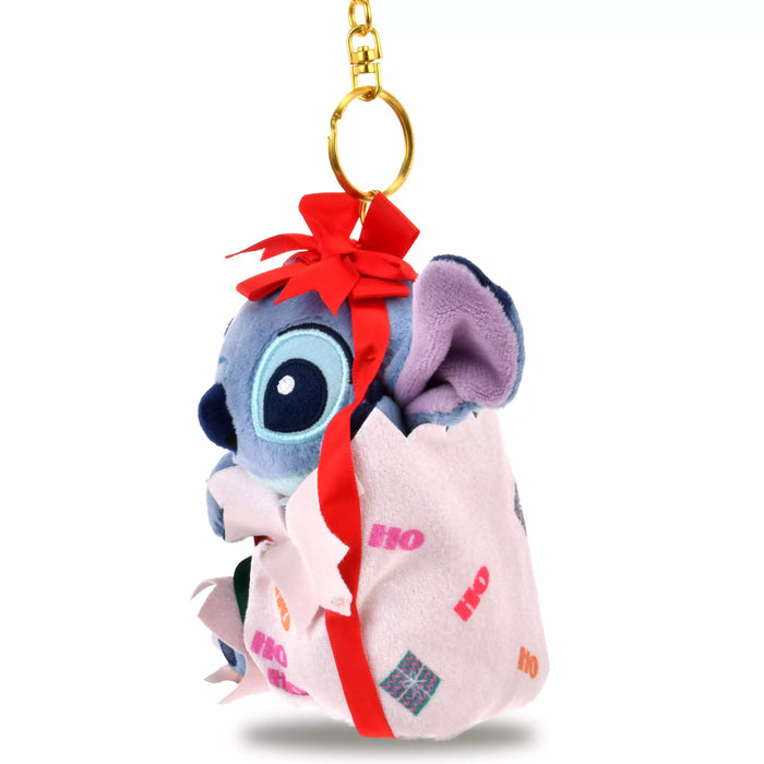 JDS -  2025 Disney Christmas Mickey & Friends x Stitch Plush Keychain (Release Date: Nov 4, 2025)