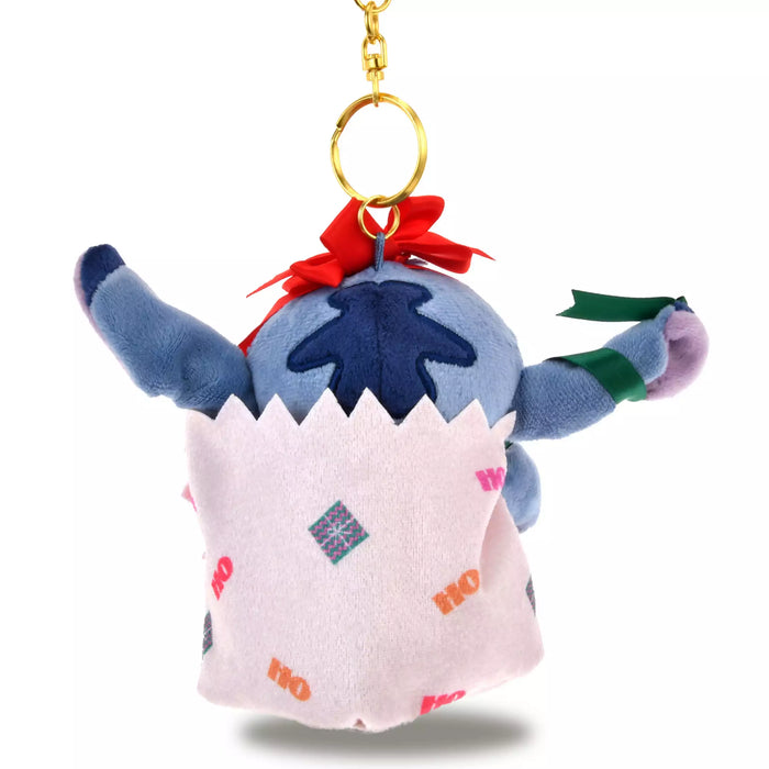 JDS -  2025 Disney Christmas Mickey & Friends x Stitch Plush Keychain (Release Date: Nov 4, 2025)