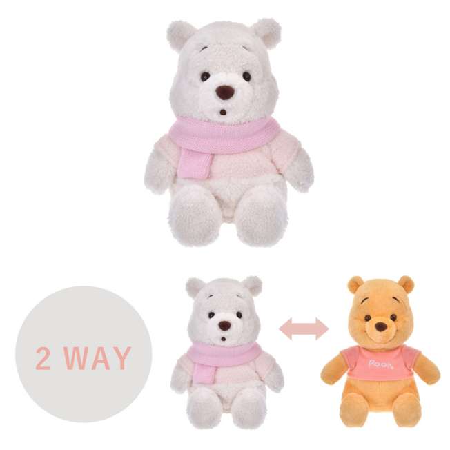 JDS - 2025 White Pooh Collection x Winnie the Pooh "Reversible" Plush Toy (Release Date: Nov 11, 2025)