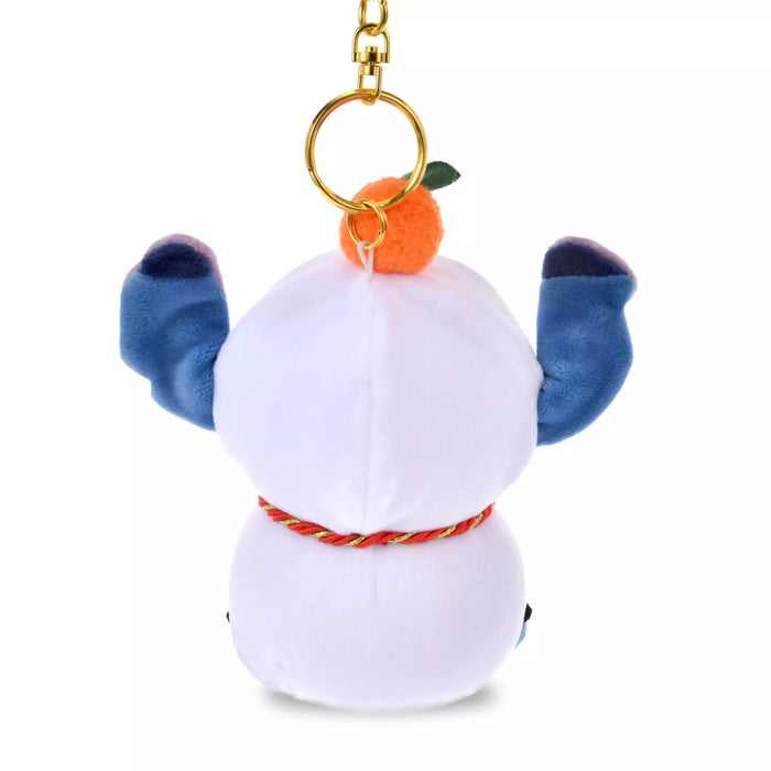 JDS - New Year Stitch 2026 Collection x Stitch "Kagamimochi Mochi" Plush Keychain (Release Date: Dec 2, 2025)