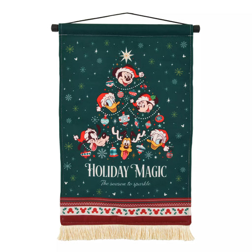JDS -  2025 Disney Christmas Mickey & Friends x Mickey & Friends Light Up Tapestry (Release Date: Nov 4, 2025)