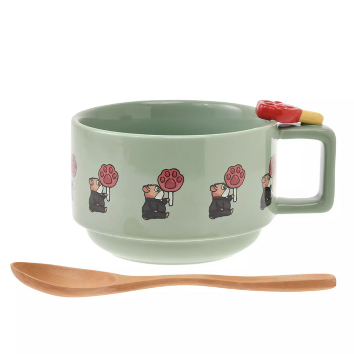 JDS -Zootopia Lemming Businessman Soup Cup and Spoon Set (Release Date: Oct 28, 2025)