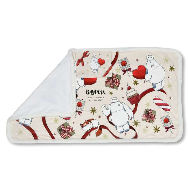 JDS - Holiday Gift x Baymax & Mochi Blanket 4-Ways Blanket