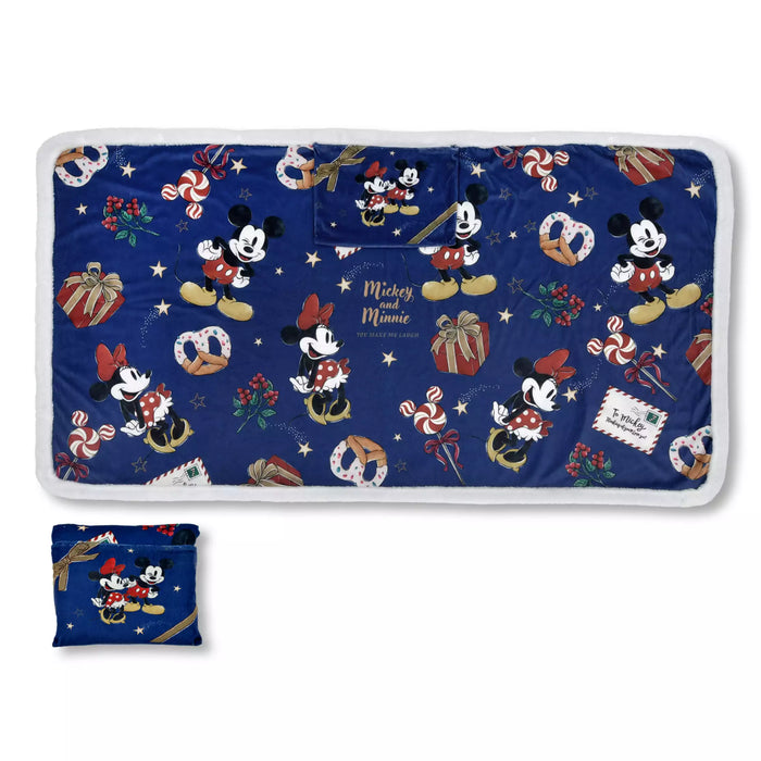 JDS - Holiday Gift x Mickey & Minnie 4-Way Blanket (Release Date: Oct 21, 2025)