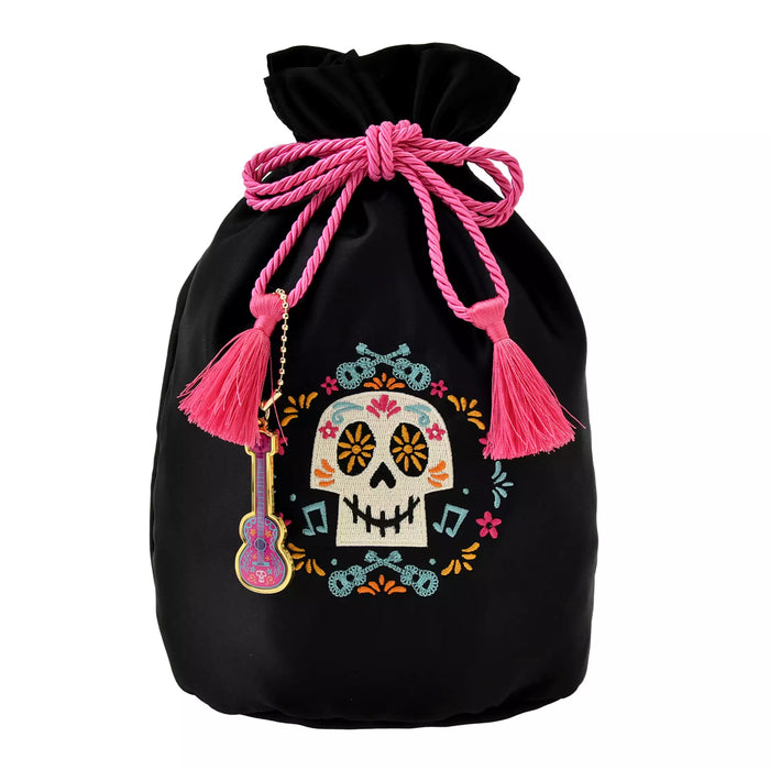 JDS -  Disney & Pixar's "Coco"Movie Merchandise 2025 x Coco Drawstring Pouch with Charm (Release Date: Aug 19, 2025)