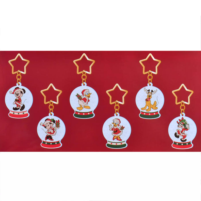 JDS -  2025 Disney Christmas Mickey & Friends x Mickey & Friends "Snow Globe Style" Secret Keychain  (Release Date: Nov 4, 2025)