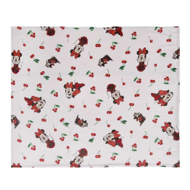 JDS - ENJOY WINTER x Minnie & Figaro Cherry Vintage All-Over Print Blanket