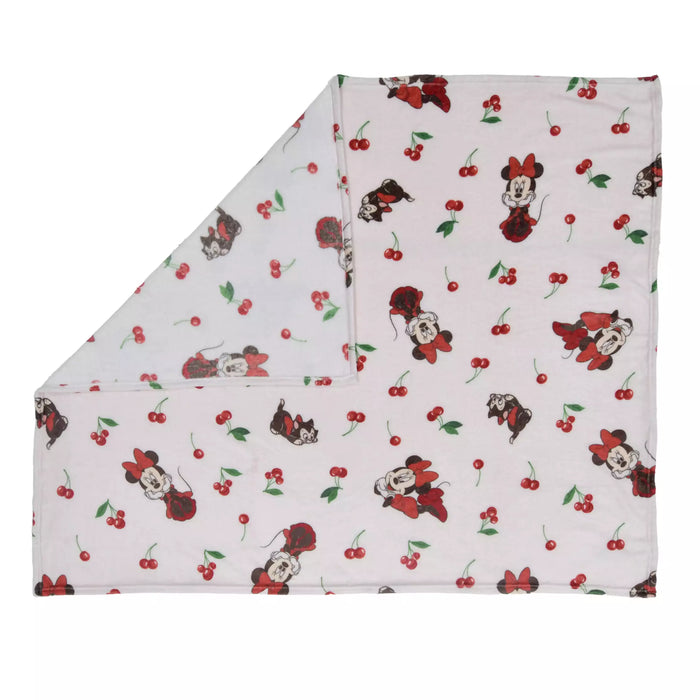 JDS - ENJOY WINTER x Minnie & Figaro Cherry Vintage All-Over Print Blanket