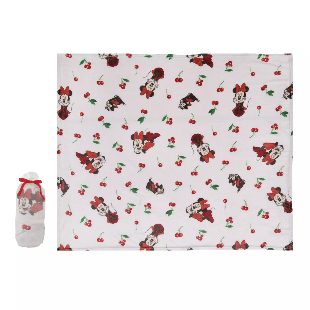 JDS - ENJOY WINTER x Minnie & Figaro Cherry Vintage All-Over Print Blanket