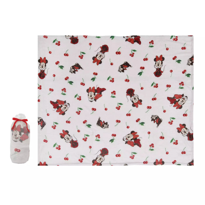 JDS - ENJOY WINTER x Minnie & Figaro Cherry Vintage All-Over Print Blanket