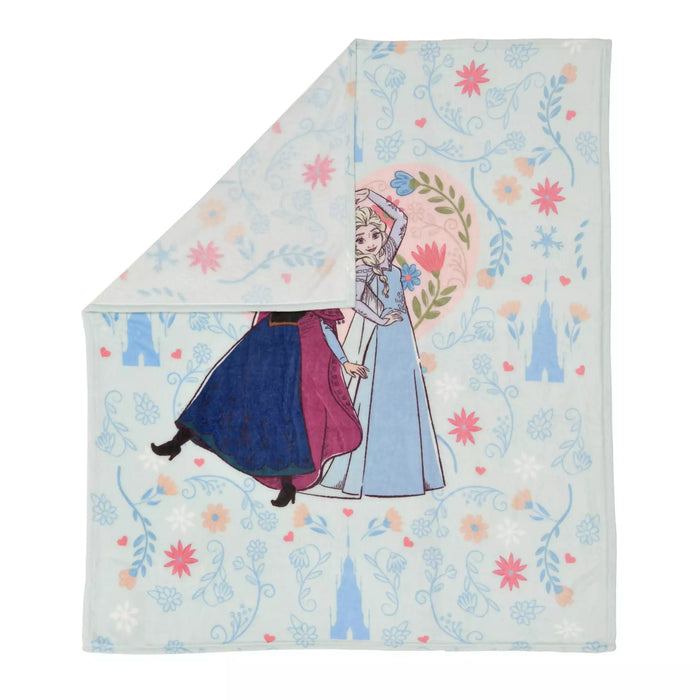 JDS - ENJOY WINTER x Anna & Elsa Vintage All-Over Print Blanket