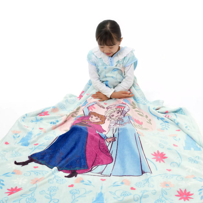 JDS - ENJOY WINTER x Anna & Elsa Vintage All-Over Print Blanket