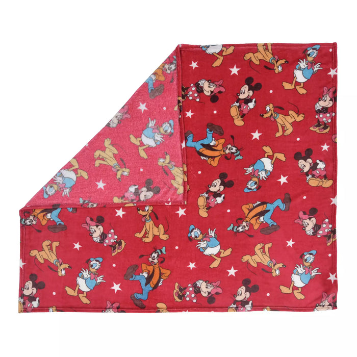 JDS - ENJOY WINTER x Mickey & Friends Vintage All-Over Print Blanket