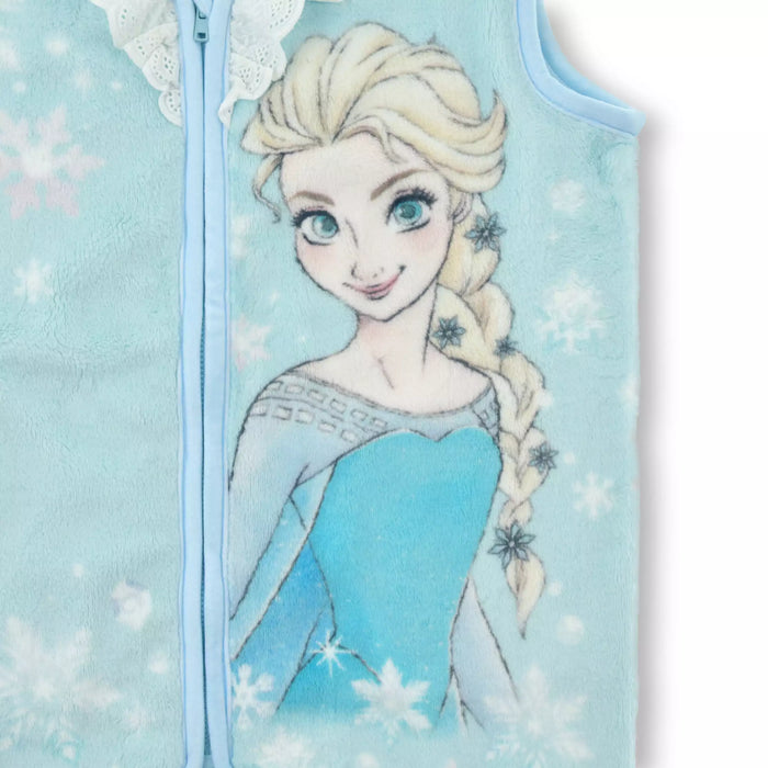 JDS - ENJOY WINTER x [Kids'] Elsa & Olaf Kids' Vest Sleeper Motif Blue