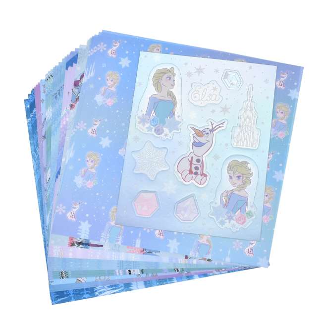 JDS - [For Kids] Anna, Elsa, and Olaf Origami Memo with Stickers