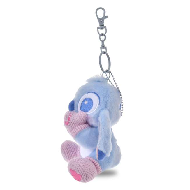 JDS - Winter Shiny Color Collection x Stitch "Pink x Blue" Plush Keychain (Release Date: Nov 18, 2025)