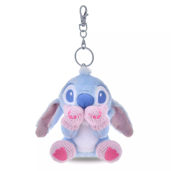 JDS - Winter Shiny Color Collection x Stitch "Pink x Blue" Plush Keychain (Release Date: Nov 18, 2025)