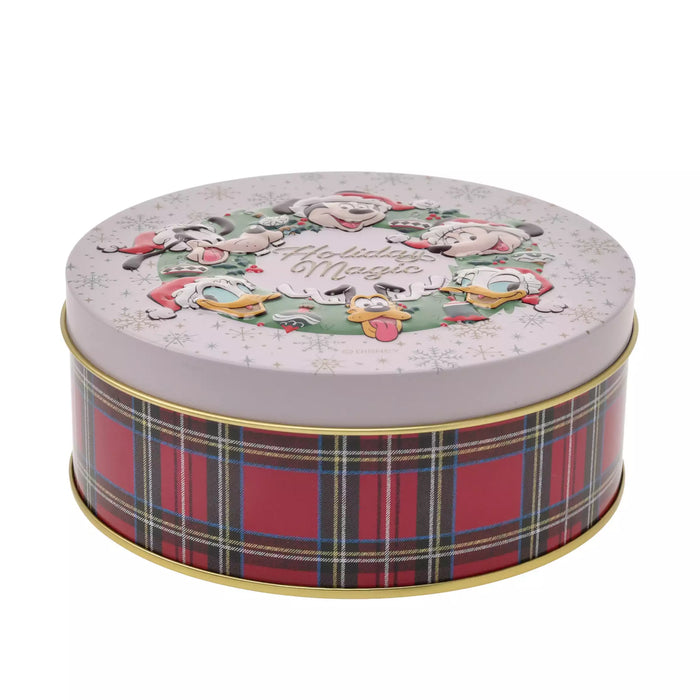JDS -  2025 Disney Christmas Mickey & Friends x Mickey & Friends Crunch Chocolate Embossed Tin (Release Date: Nov 4, 2025)