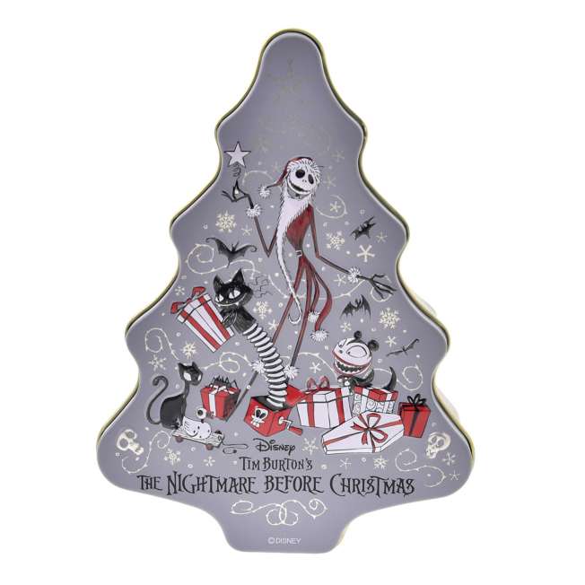 JDS - Tim Burton's The Nightmare Before Christmas "Christmas Selection" x Tim Burton's The Nightmare Before Christmas Crunch Chocolate Embossed Tin (Release Date: Nov 4, 2025)