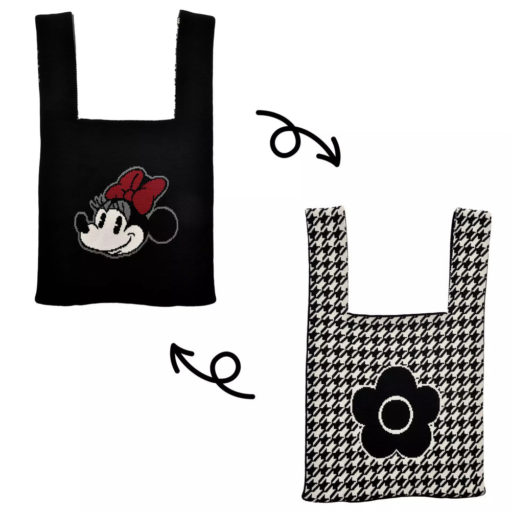 JDS - [MARY QUANT] Minnie Collection x Minnie Mouse Knit Tote Bag (Release Date: Oct 7, 2025)